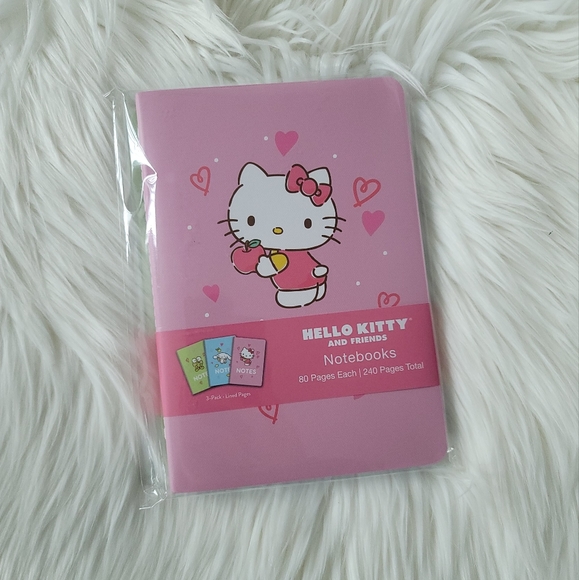 NEW 3 Pack Hello Kitty and Friends Notebooks - Picture 1 of 4